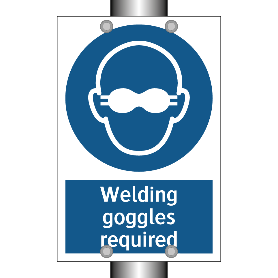Welding goggles required