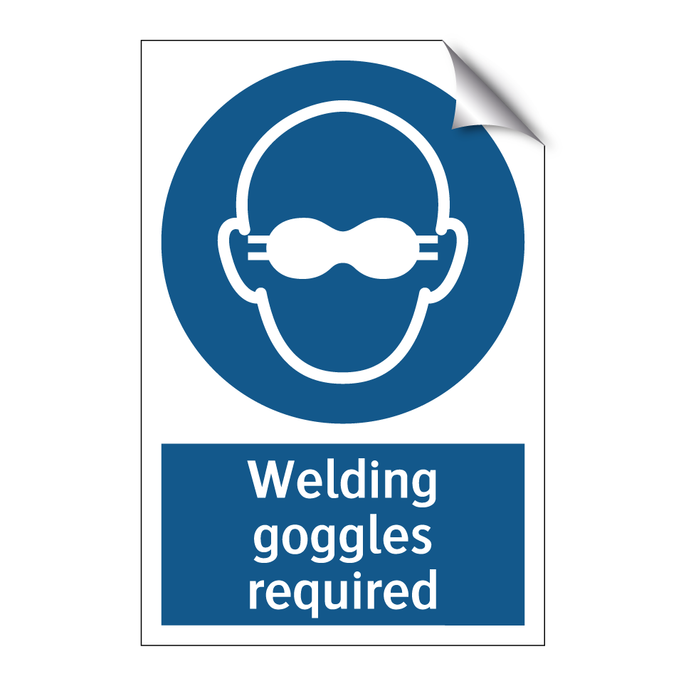 Welding goggles required