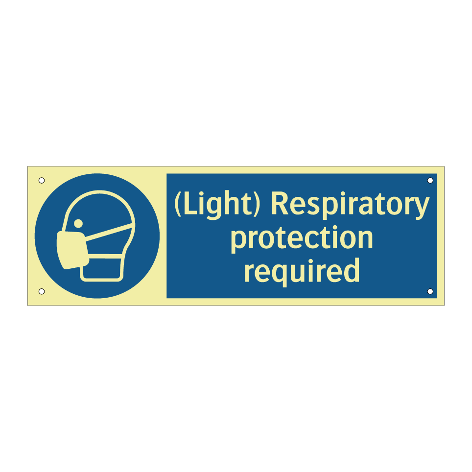 (Light) Respiratory protection required