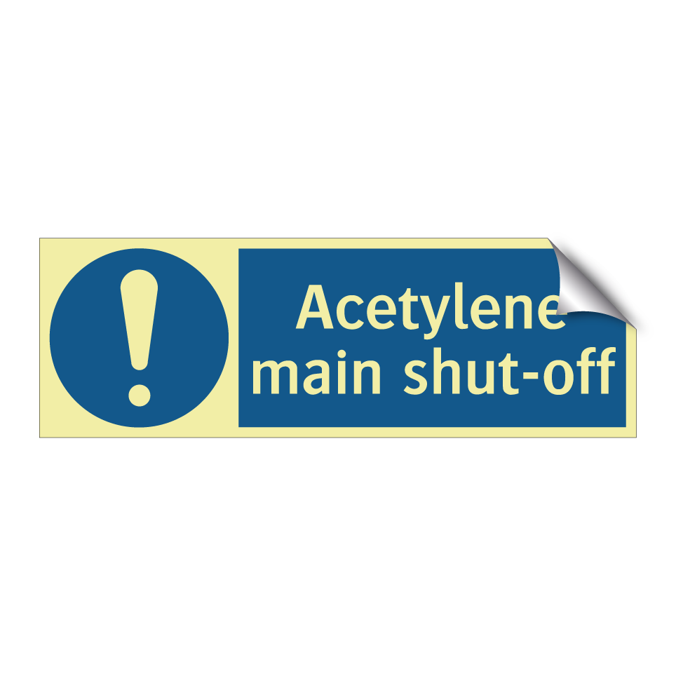 Acetylene main shut-off
