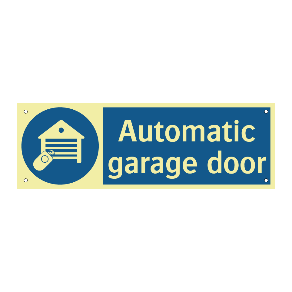 Automatic garage door