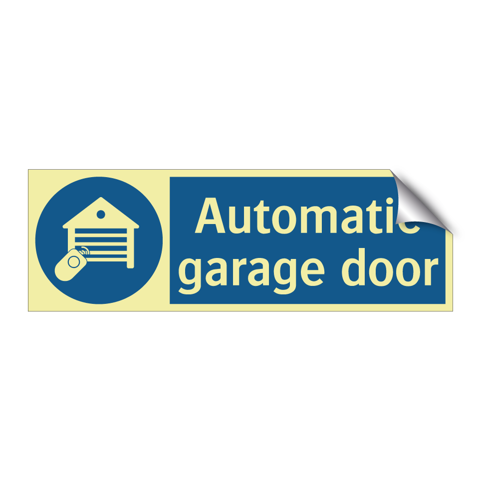 Automatic garage door