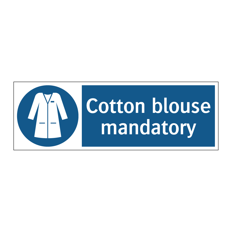 Cotton blouse mandatory