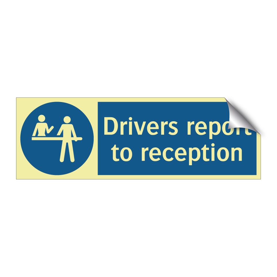 Drivers report to reception