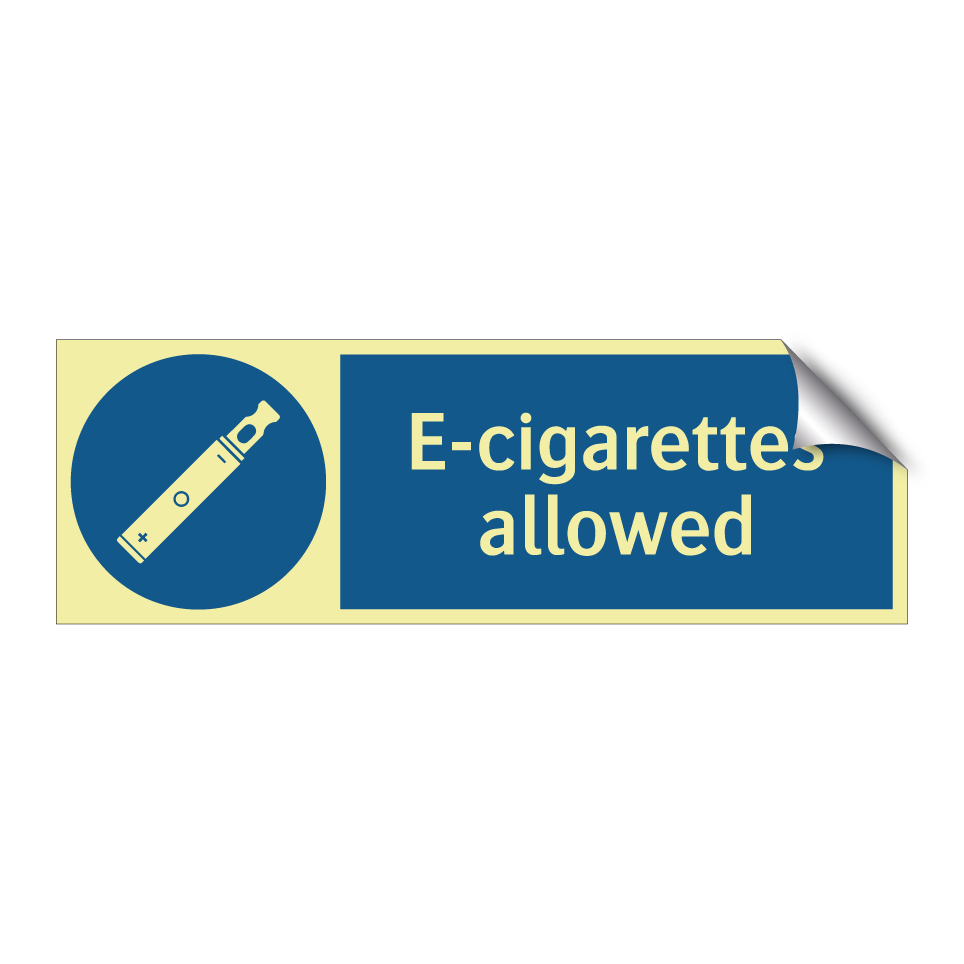 E-cigarettes allowed