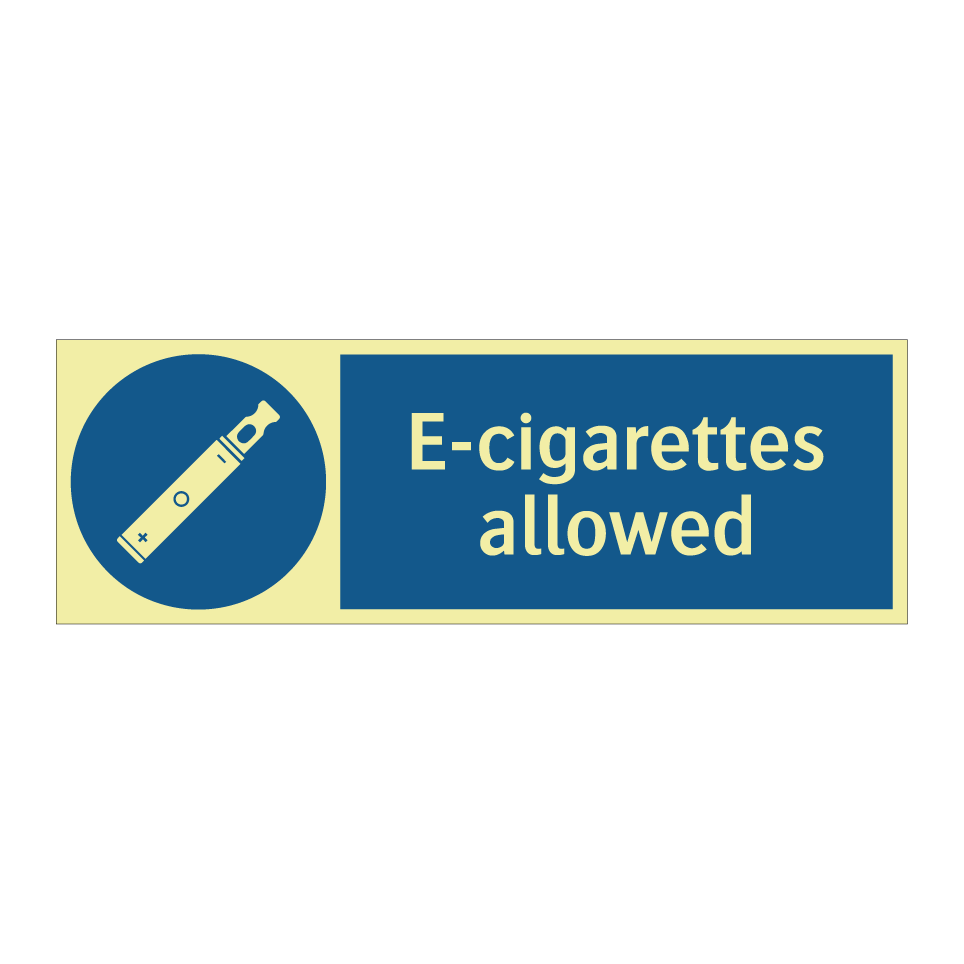 E-cigarettes allowed
