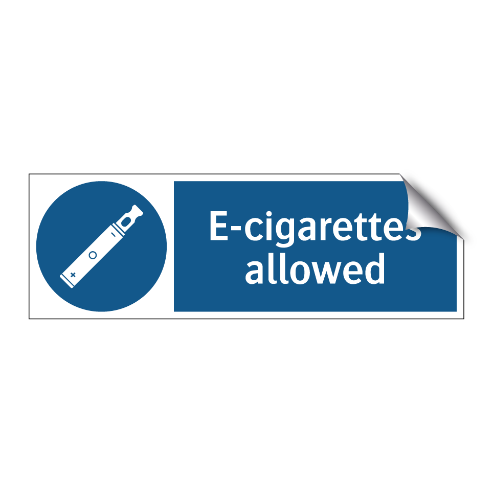E-cigarettes allowed