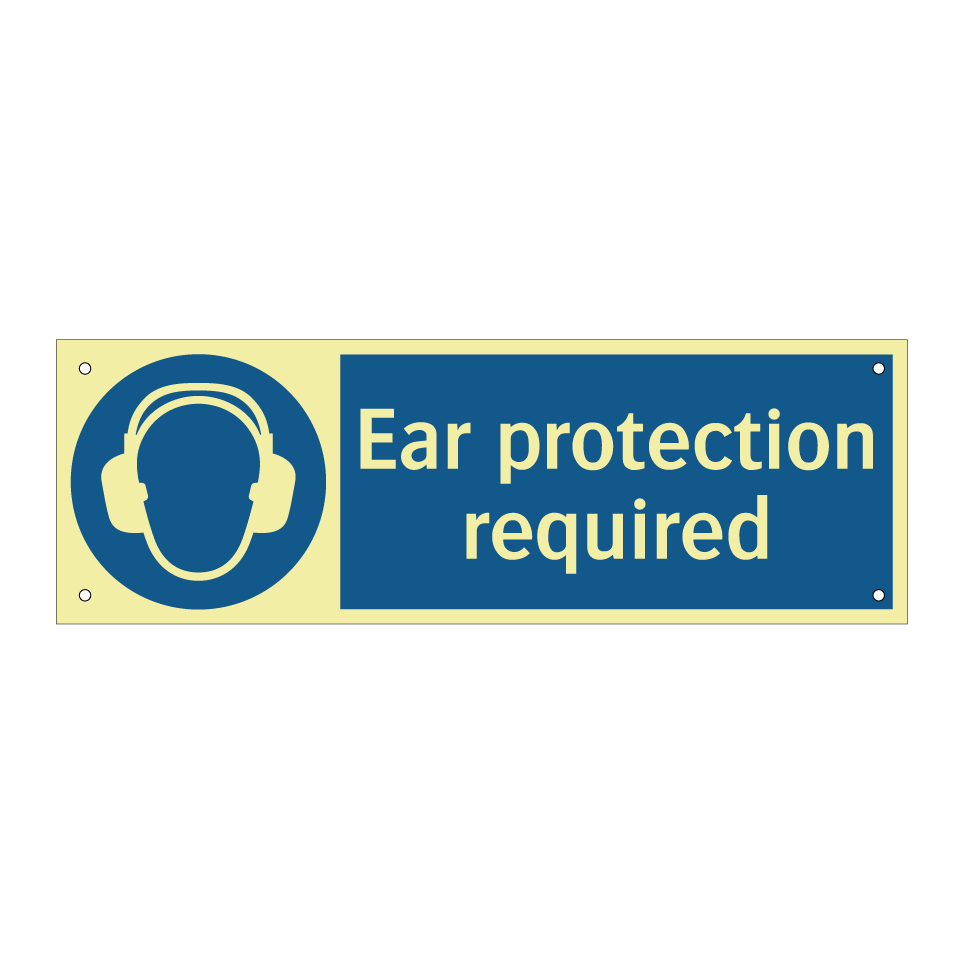Ear protection required