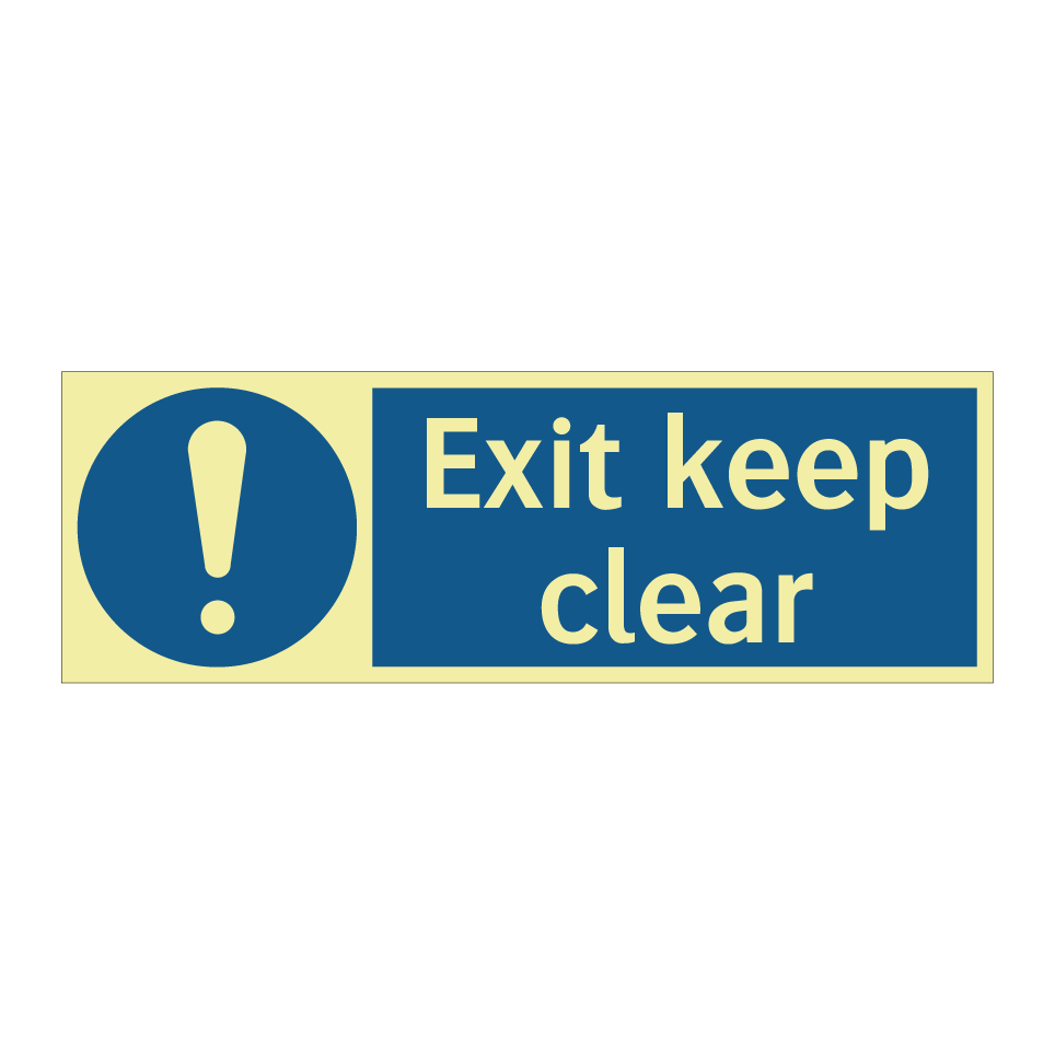 Exit keep clear