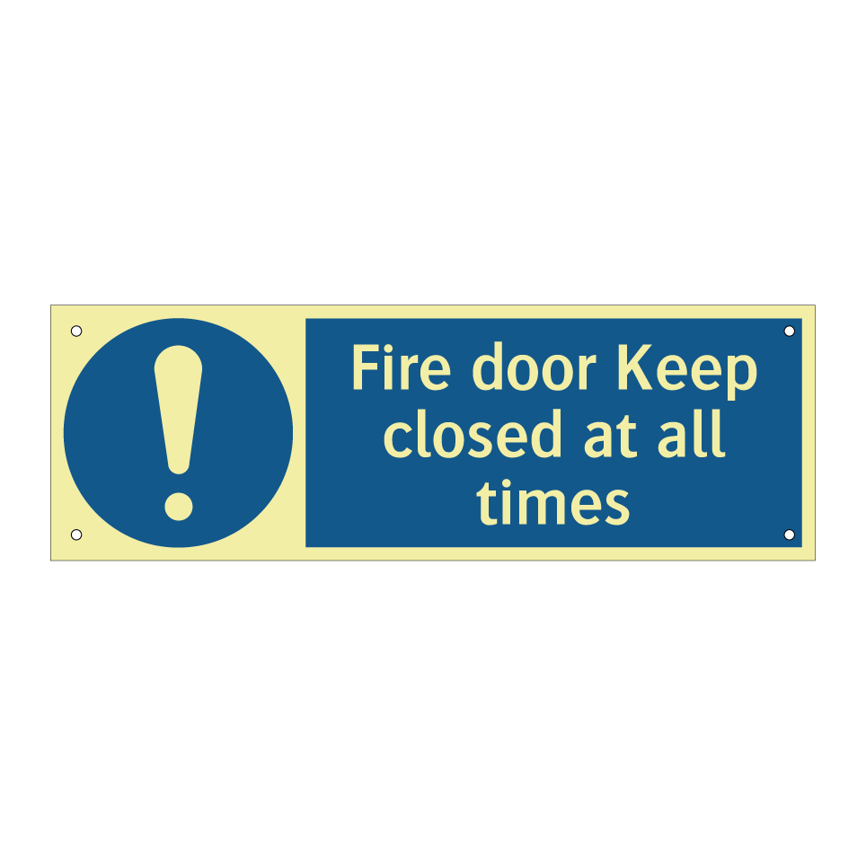 Fire door Keep closed at all times
