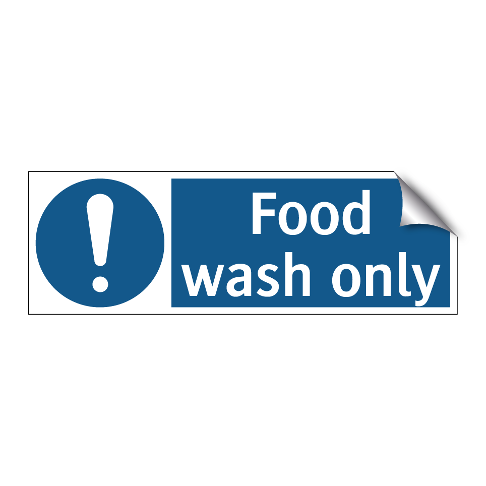 Food wash only