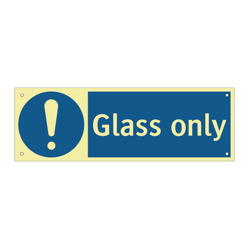 Glass only