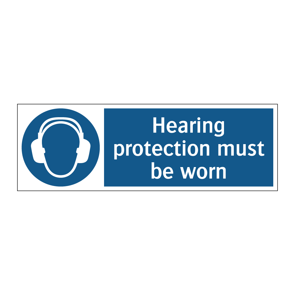 Hearing protection must be worn