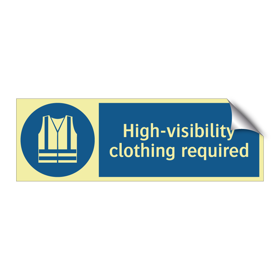 High-visibility clothing required