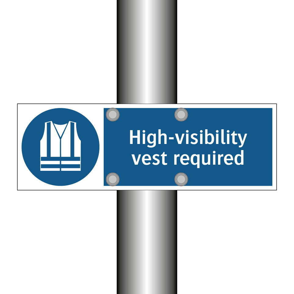High-visibility vest required