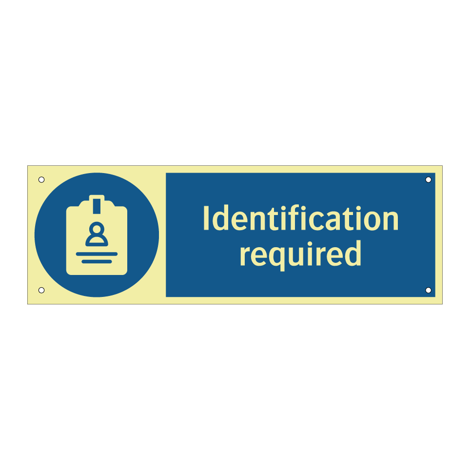 Identification required
