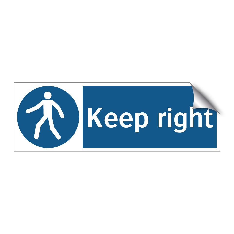 Keep right