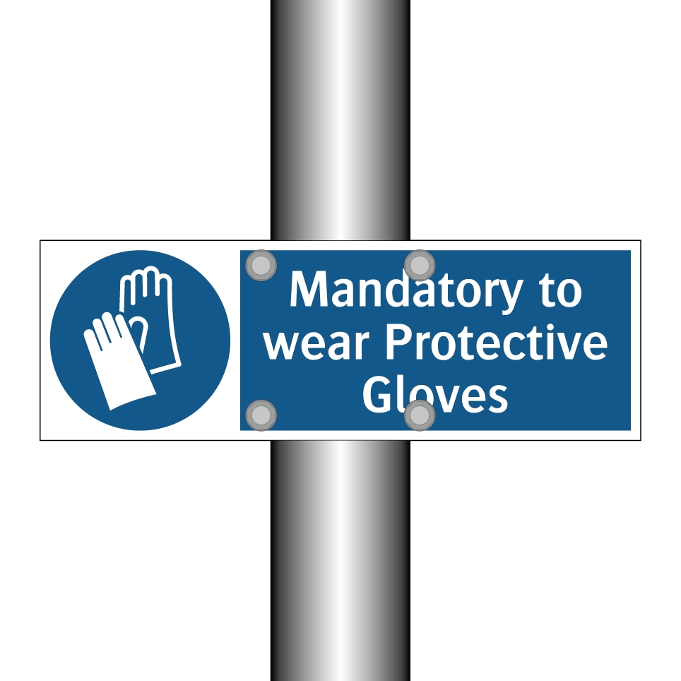 Mandatory to wear Protective Gloves