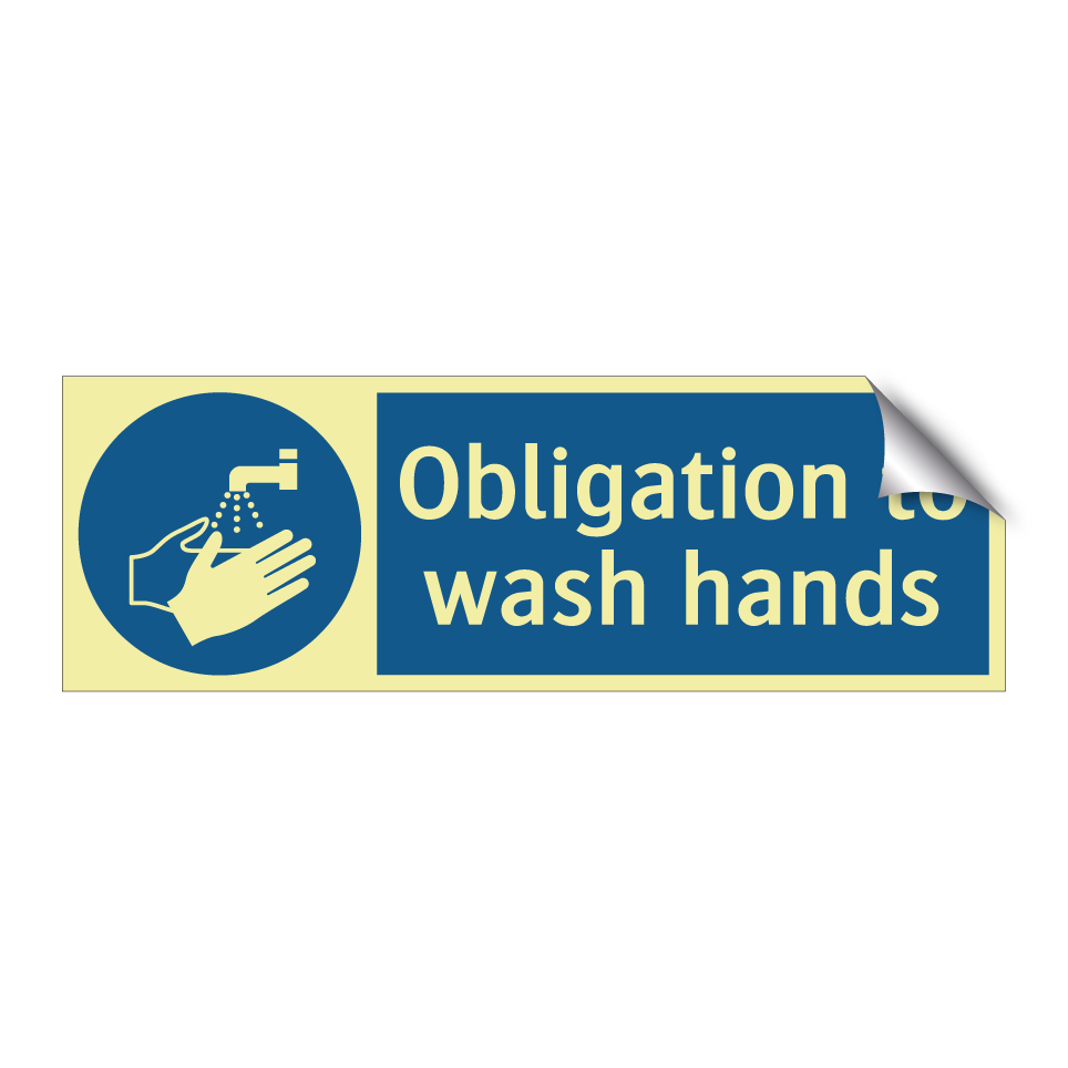 Obligation to wash hands