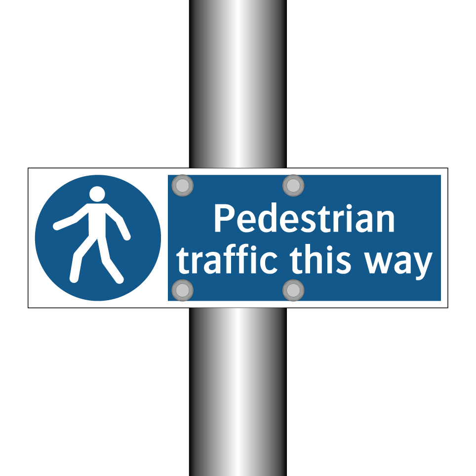 Pedestrian traffic this way