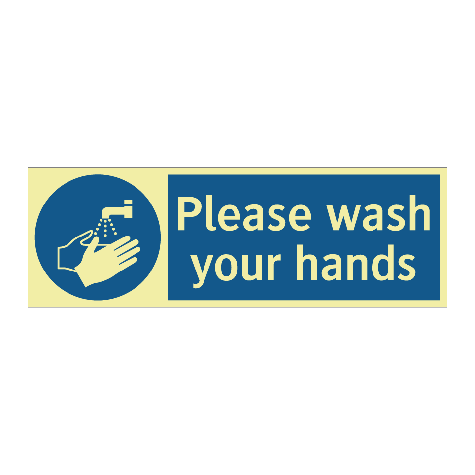 Please wash your hands