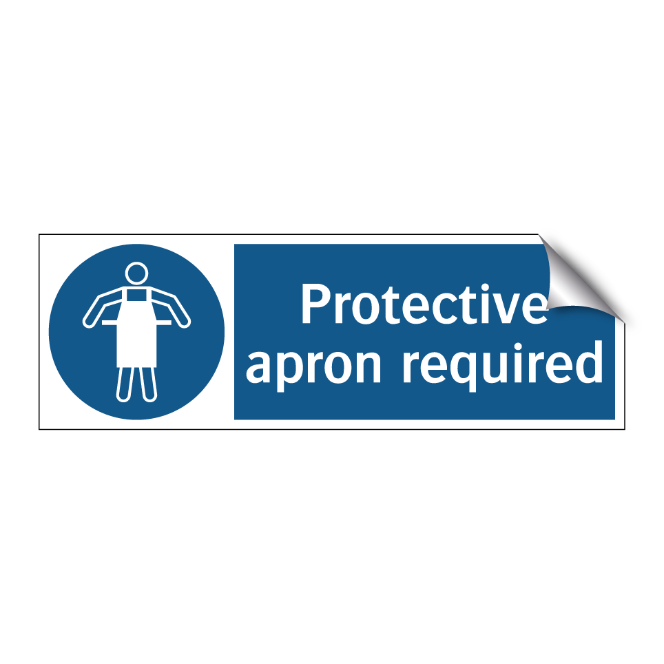 Protective apron required