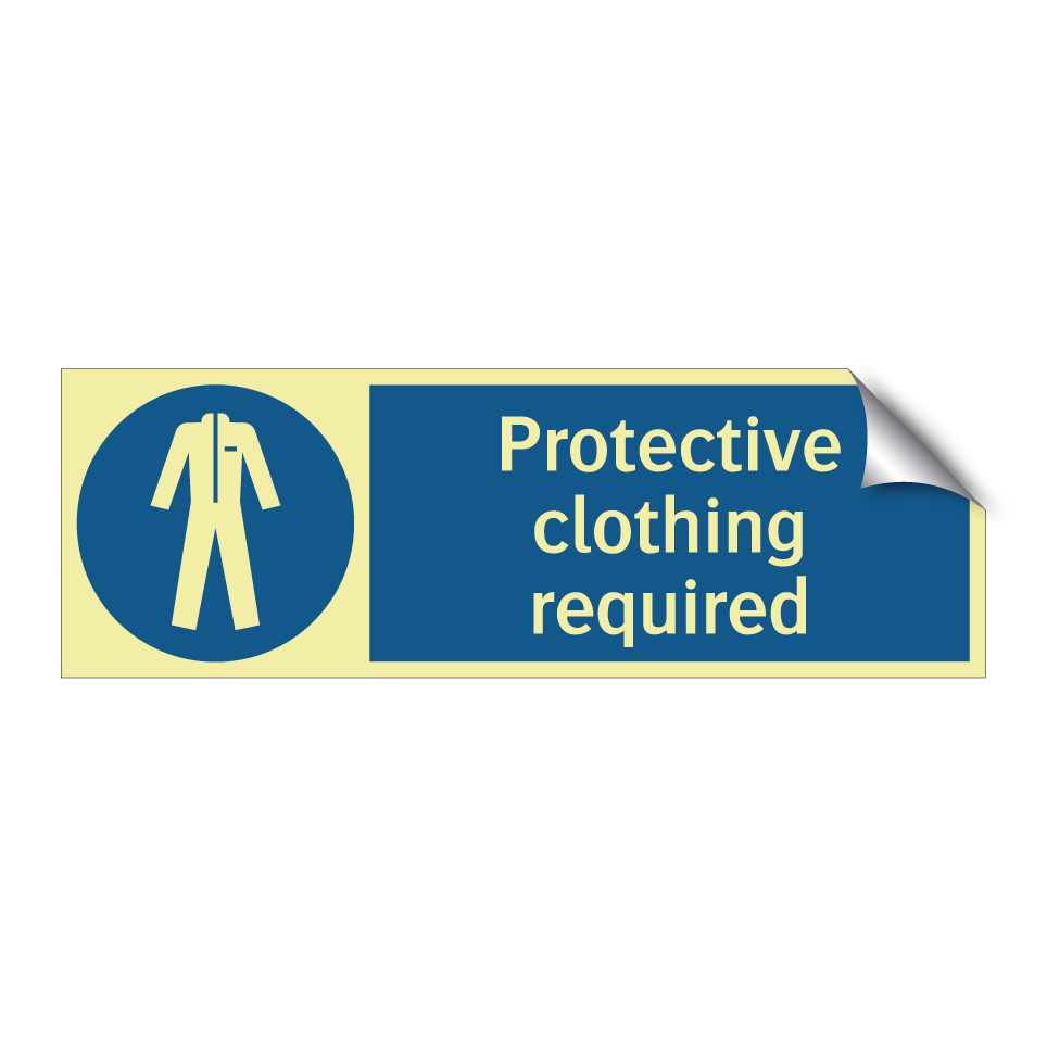 Protective clothing required