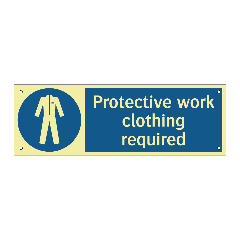 Protective work clothing required