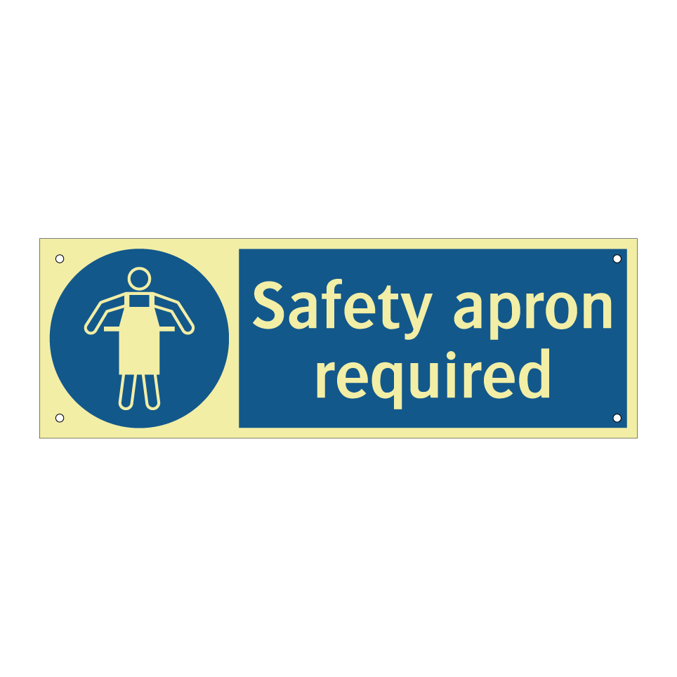 Safety apron required