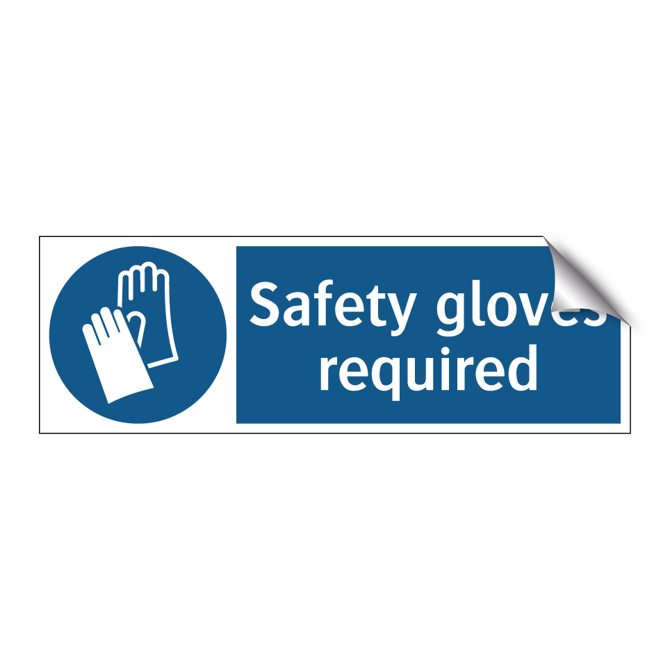 Safety gloves required