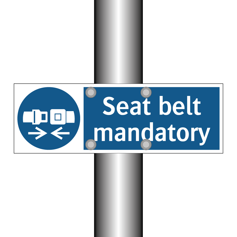 Seat belt mandatory