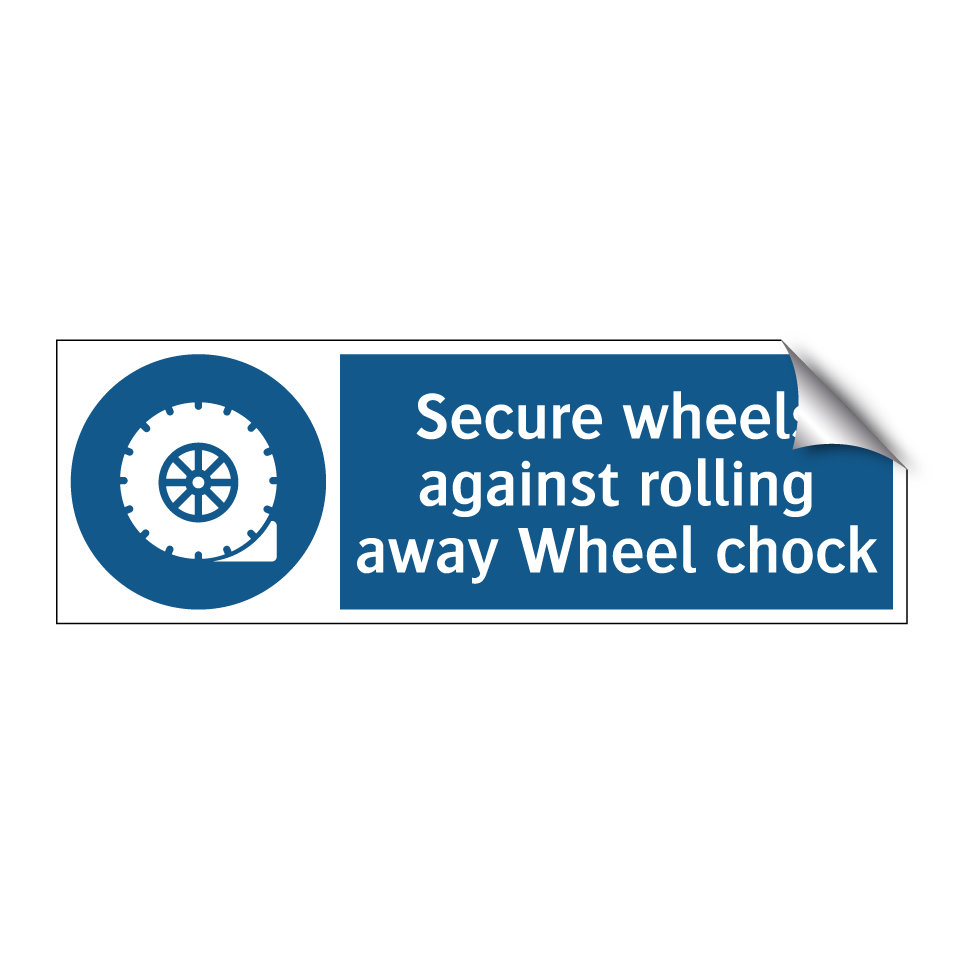 Secure wheels against rolling away Wheel chock