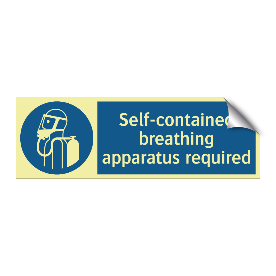 Self-contained breathing apparatus required
