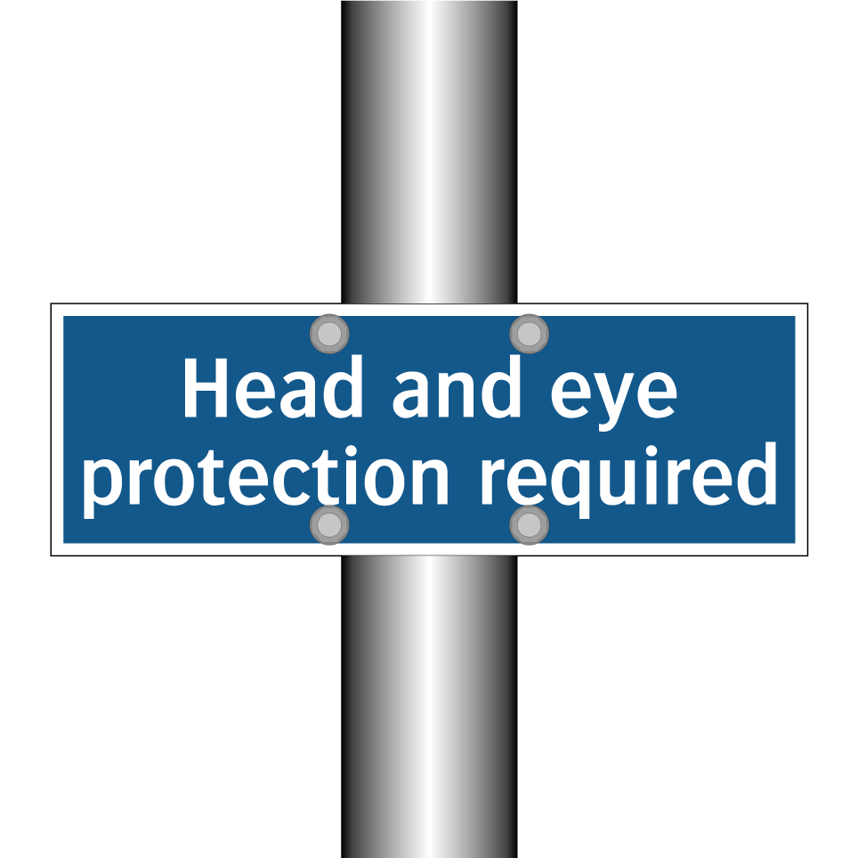 Head and eye protection required