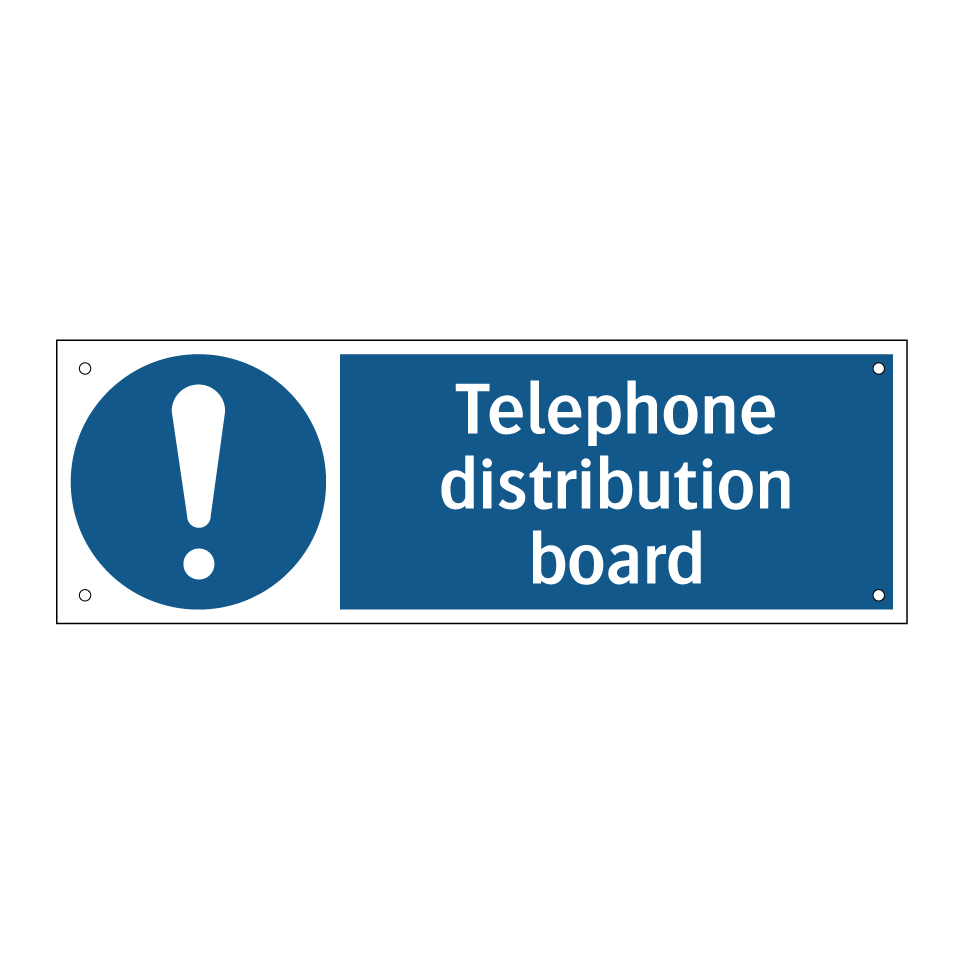 Telephone distribution board