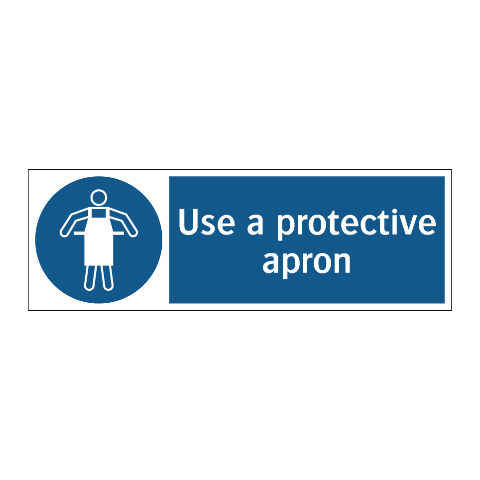 Use a protective apron