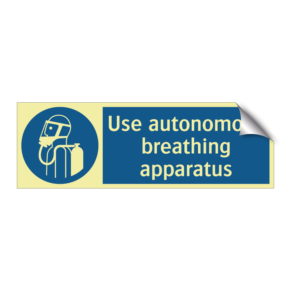 Use autonomous breathing apparatus