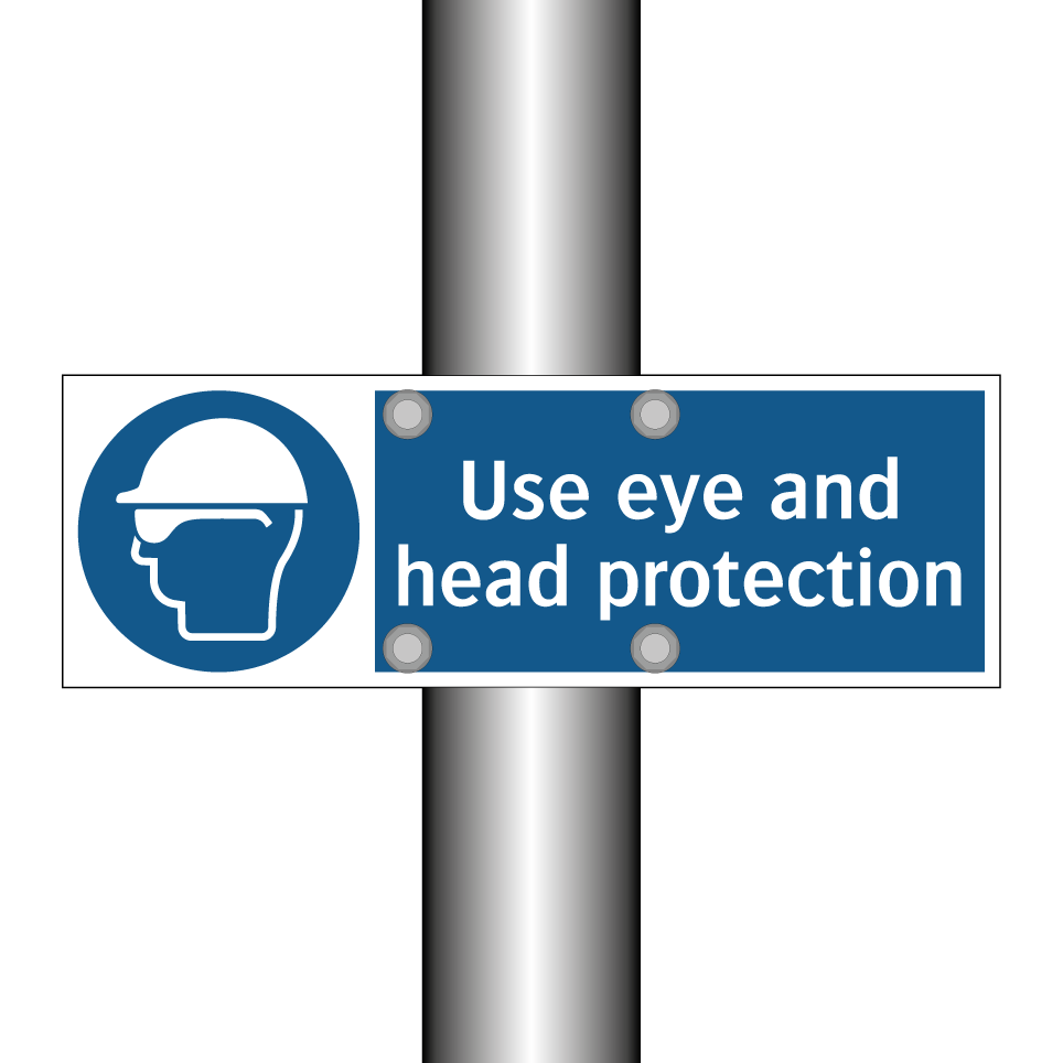 Use eye and head protection