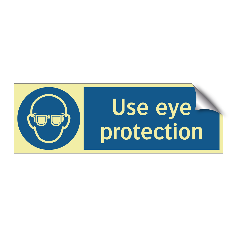 Use eye protection