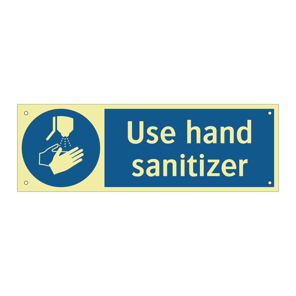 Use hand sanitizer