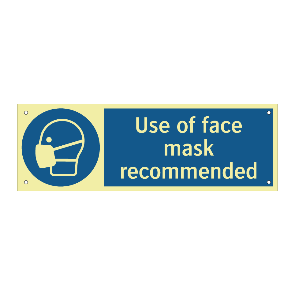 Use of face mask recommended