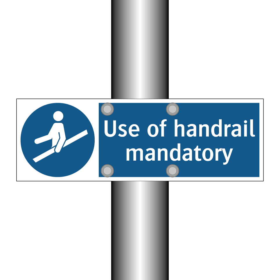 Use of handrail mandatory