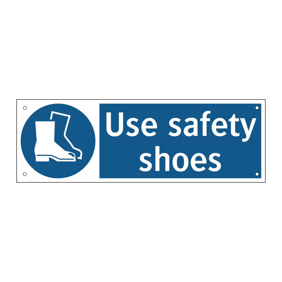 Use safety shoes