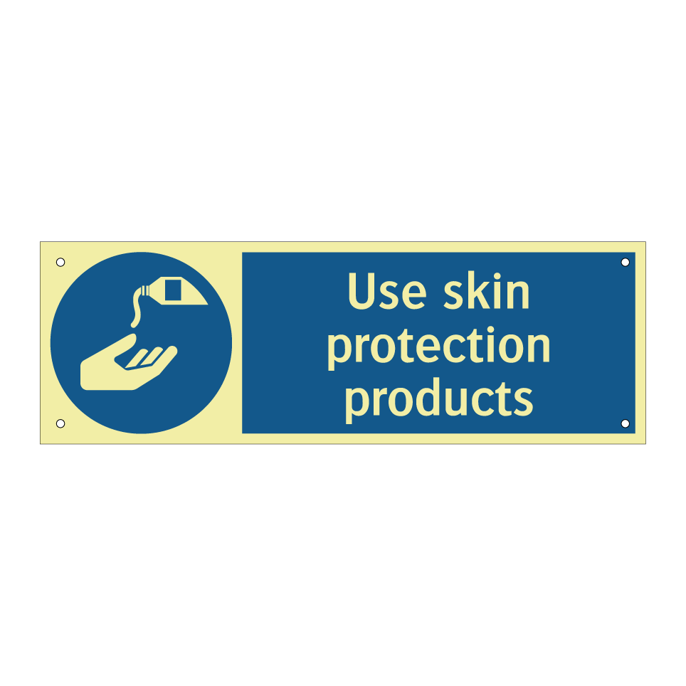 Use skin protection products
