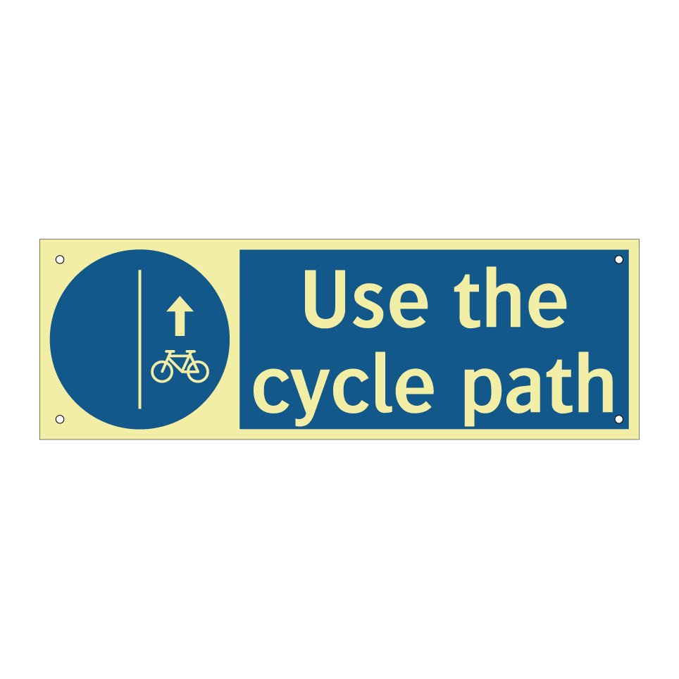 Use the cycle path