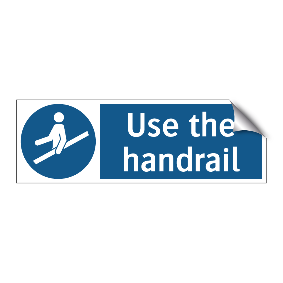 Use the handrail