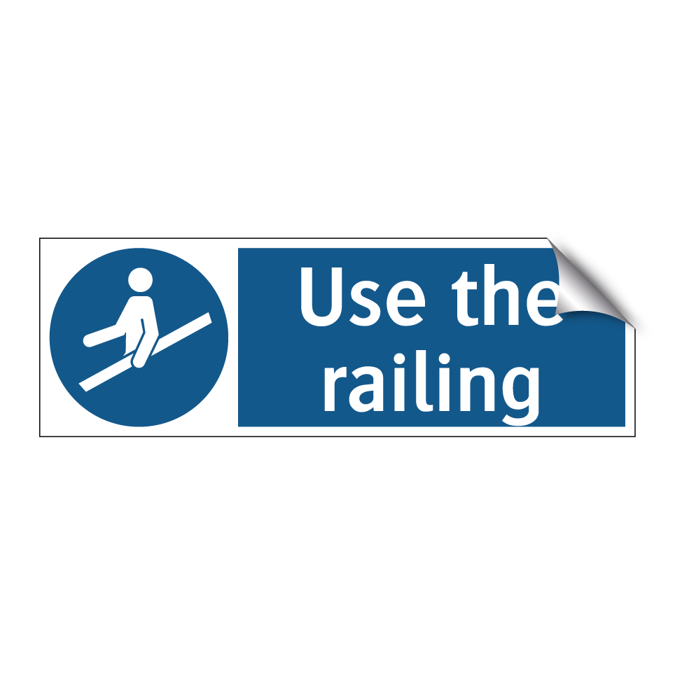Use the railing