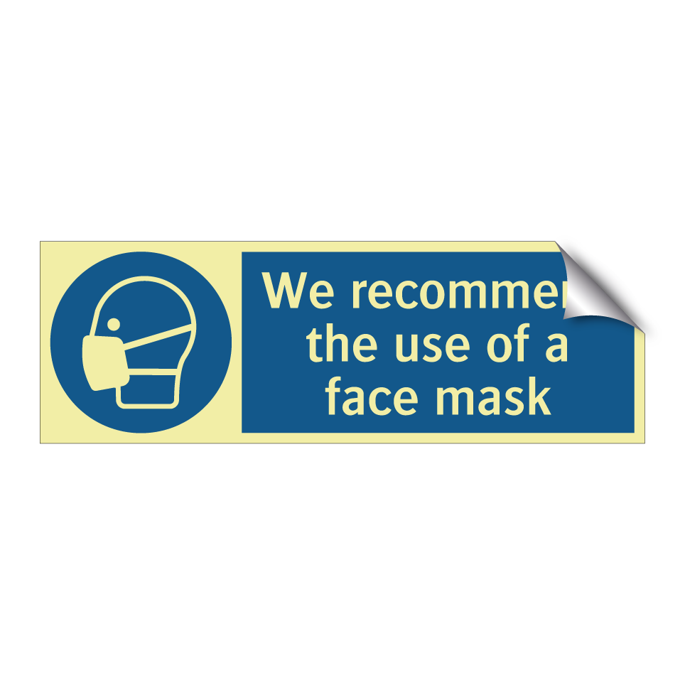 We recommend the use of a face mask