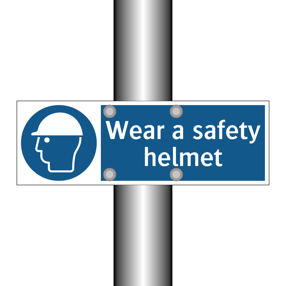 Wear a safety helmet
