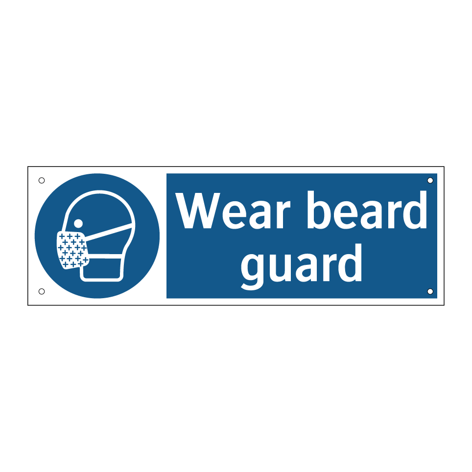 Wear beard guard